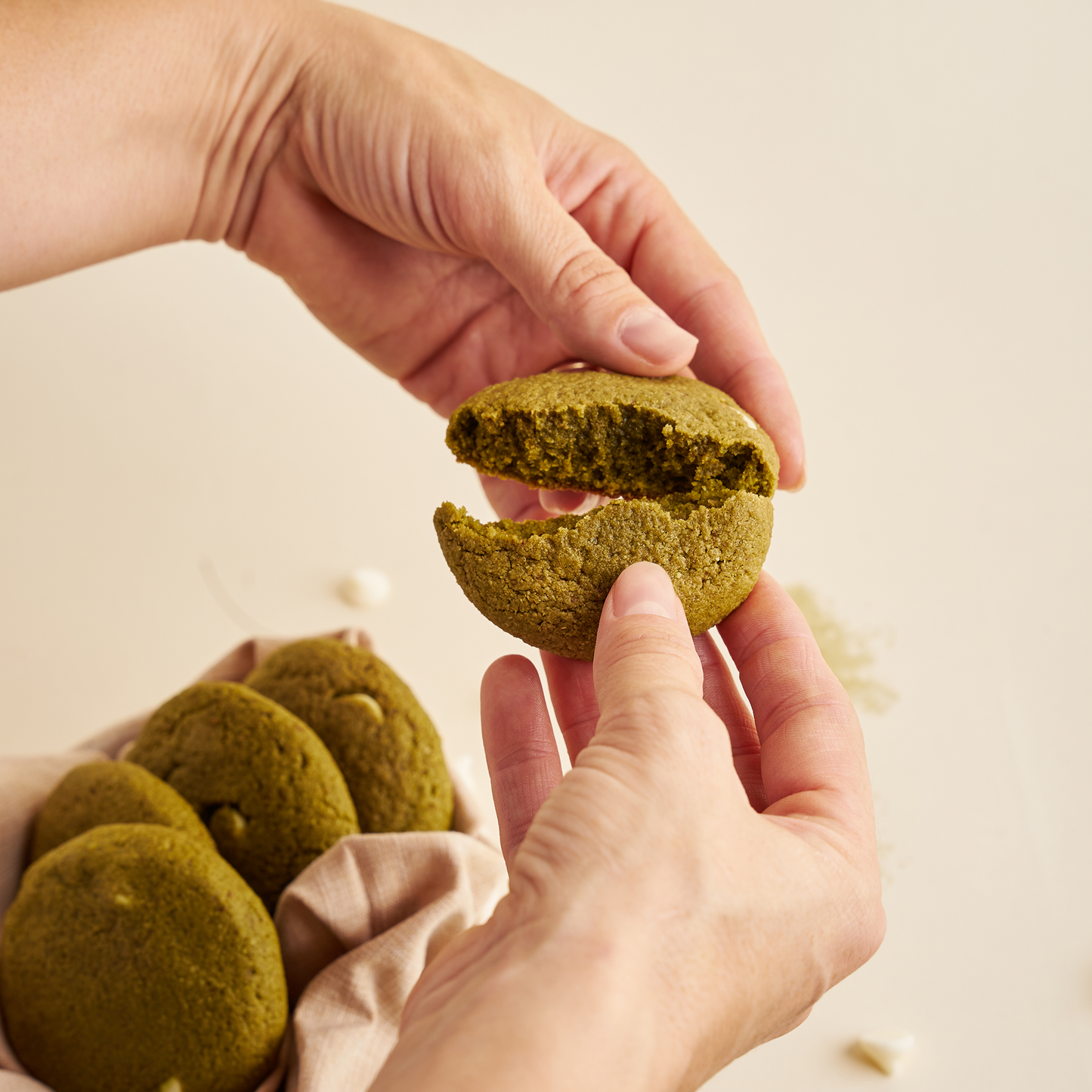 Caja 12 galletas Matcha x Basanti